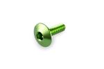 Kit Visserie Car&eacute;nage Puig En Aluminium Anodis&eacute; Bulles Vert 6 Vis M6x20 T&ecirc;te diam&egrave;tre 16,8mm