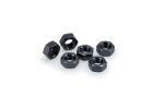 Kit Visserie Car&eacute;nage Puig En Aluminium Anodis&eacute; Noire BLISTER 6 &eacute;crous M8