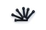 Kit Visserie Car&eacute;nage Puig En Aluminium Anodis&eacute; Noire Blister 6 vis allen M8x45mm