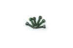Kit Visserie Car&eacute;nage Puig En Aluminium Anodis&eacute; Vert Blister 6 vis allen M5x20mm