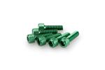 Kit Visserie Car&eacute;nage Puig En Aluminium Anodis&eacute; Vert Blister 6 vis allen M6x20mm