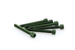 Kit Visserie Car&eacute;nage Puig En Aluminium Anodis&eacute; Vert Blister 6 vis allen M6x50mm