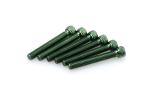 Kit Visserie Car&eacute;nage Puig En Aluminium Anodis&eacute; Vert Blister 6 vis allen M8x55mm