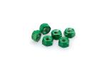 Kit Visserie Car&eacute;nage Puig En Aluminium Anodis&eacute; Vert Blister 6 &eacute;crou M8