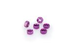 Kit Visserie Car&eacute;nage Puig En Aluminium Anodis&eacute; Violet Blister 6 &eacute;crou M5
