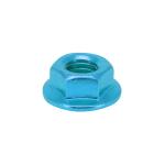 Kit Visserie Moto P2R ECROU 6 PANS EPAULE M6 ALU BLEU