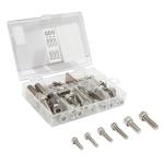Kit Visserie Moto P2R VIS CHC 6 PANS CREUX M5 x 15 mm - M5 20 mm - M6 x20 mm - M6 25mm - M8 20mm - M8 25mm BOITE 60 PIECES