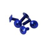 Kit Visserie Moto P2R VIS TETE BOMBEE CARROSSERIE - CARENAGE CAPOTAGE DIAM 6x15 mm BLEU