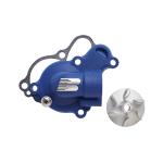 Kit carter pompe à eau Boyesen Couvercle de pompe à eau + turbine SuperCooler bleu