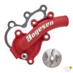 Kit carter pompe à eau Boyesen Couvercle + turbine SuperCooler - rouge