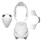 Kit car&eacute;nage P2R CARROSSERIE-CARENAGE SCOOT ADAPTABLE PIAGGIO 50 ZIP 2000+ BLANC BRILLANT (KIT 4 PIECES) -P2R-