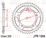 Kit chaine EK CHAIN JT 525 ZVX3 - 15/45 - 124 Couronne acier standard