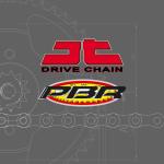 Kit chaine JT. JT/PBR 525Z3 17/43 super renforc&eacute; - couronne standard