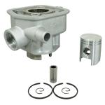 Kit cylindre-piston P2R CYLINDRE CYCLO ADAPTABLE MBK 51 LIQUIDE (AV10) -ALU NIKASIL P2R-