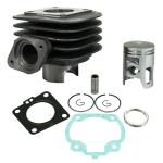 Kit cylindre-piston P2R CYLINDRE SCOOT ADAPTABLE KYMCO 50 DINK 2T, SUPER 8 2T, TOP BOY 2T, VITALITY 2T, VITALITY FR 2012+ (DIAM 39mm) (ADMISSION DANS CA