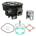 Kit cylindre-piston P2R CYLINDRE SCOOT ADAPTABLE MBK 50 NITRO, MACH G-YAMAHA 50 AEROX, JOG R-MALAGUTI 50 F12, F15 LIQUIDE-APRILIA 50 SR LIQUIDE -P2R FON