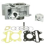 Kit cylindre-piston P2R CYLINDRE SCOOT ADAPTABLE MBK 50 OVETTO 4T 2008+, NITRO 4T 2008+ -YAMAHA 50 NEO'S 4T 2008+, AEROX 4T 2008+ DIAM 38mm -P2R-