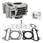Kit cylindre-piston P2R CYLINDRE SCOOT ADAPTABLE PEUGEOT 50 KISBEE 4T 2010+, DJANGO 4T (DIAM 39 mm - AXE DE PISTON 10 mm) -P2R-