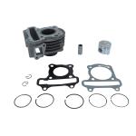 Kit cylindre-piston P2R CYLINDRE SCOOT ADAPTABLE PEUGEOT 50 KISBEE 4T 2010+ - SYM 50 FIDDLE 2 4T (DIAM 39 mm - AXE DE PISTON 13 mm) -P2R-