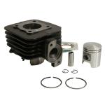 Kit cylindre-piston P2R CYLINDRE SCOOT ADAPTABLE PEUGEOT 50 LUDIX ONE-TREND-SNAKE-CLASSIC, VIVACITY 2T 2008+, KISBEE 2T 2013+, CITYSTAR -P2R FONTE PREMI