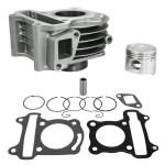 Kit cylindre-piston P2R CYLINDRE SCOOT ADAPTABLE SCOOT 50 CHINOIS 4T GY6,139QMB-BAOTIAN 50 BT49QT 4T-KYMCO 50 AGILITY 4T-PEUGEOT 50 V-CLIC 4T-SYM 50 ORB