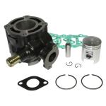 Kit cylindre-piston P2R CYLINDRE SCOOT ADAPTABLE SUZUKI 50 KATANA LIQUIDE-APRILIA 50 SR 2002+2004 LIQUIDE (MOTEUR MORINI) -P2R FONTE PREMIUM-
