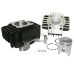 Kit cylindre-piston P2R HAUT MOTEUR ADAPTABLE YAMAHA 50 PW 2T (DIAM 40 mm - AXE PISTON 10 mm - LIVRE AVEC JOINTS) -P2R-