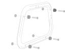 Kit de fixation Bagagerie SW-MOTECH Pour valises AERO ABS sur support EVO
