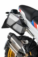 Kit de fixation Bagagerie Touratech la bo&icirc;te &agrave; outil sans support valises c&ocirc;t&eacute; droit Argent