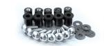 Kit de fixation Bulle Bihr vis inserts rondelles &Oslash;5mm noir