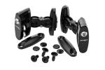 Kit de fixation Bulle Puig M&eacute;canisme R&eacute;glables Clip - On Noire