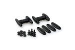 Kit de fixation Bulle Puig M&eacute;canisme R&eacute;glables Noire