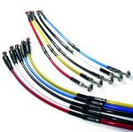 Kit durite de frein Venhill avant noir/raccord argent