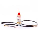 Kit durites aviation Semc Avant Sp&eacute;cial S Goldline (2 durites) Carbon