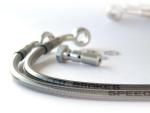 Kit durites aviation Tecnium embrayage SPEEDBRAKES carbone/raccord argent