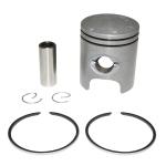 Kit piston P2R PISTON CYCLO ADAPTABLE PEUGEOT 103 MVL, SP, RCX, SPX, VOGUE DIAM 39,92 mm (LETTRE E) PISTON GRAPHITE -P2R-