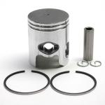 Kit piston P2R PISTON SCOOT ADAPTABLE MBK 50 BOOSTER, STUNT -YAMAHA 50 BWS , SLIDER - 1999+ - (CALOTTE PLATE - DIAM 40) -P2R PISTON GRAPHITE-
