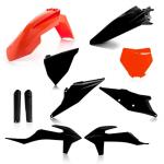 Kit plastiques Acerbis FULL KIT NOIR/ORANGE