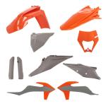 Kit plastiques Acerbis FULL KIT gris/orange