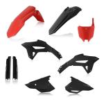 Kit plastiques Acerbis Full couleur rouge/noir