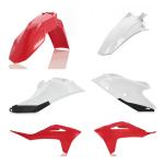 Kit plastiques Acerbis couleur rouge/blanc