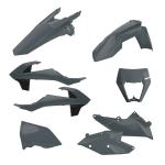 Kit plastiques Polisport Enduro gris nardo