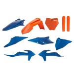 Kit plastiques Polisport Metal Flow bleu/orange