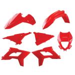 Kit plastiques Polisport rouge