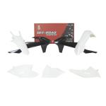Kit plastiques R-tech 5 p blanc-noir