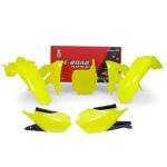 Kit plastiques R-tech 5p Jaune Neon