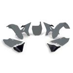 Kit plastiques R-tech 6 p gris quant
