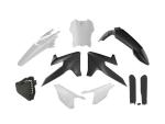 Kit plastiques R-tech 7 p Noir Blanc
