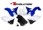 Kit plastiques Racetech Revolution + r&eacute;servoir couleur origine bleu/blanc/noir