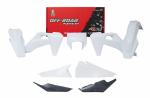 Kit plastiques Racetech blanc/gris anthracite
